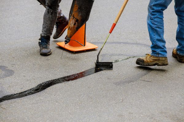Parking Lot Crack Sealing in Clayton